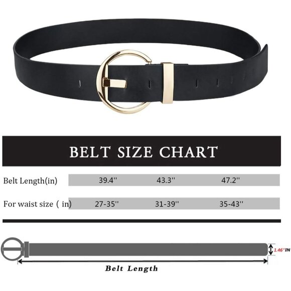 Women's Leopard Print Pu Leather Belts For Jeans Dresses With Alloy Buckle - Picture 5 of 6